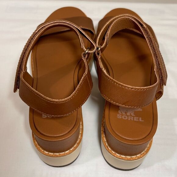 Sorel Joanie IV Y Strap Wedge Heel Sandals Size 9 - Picture 4 of 11
